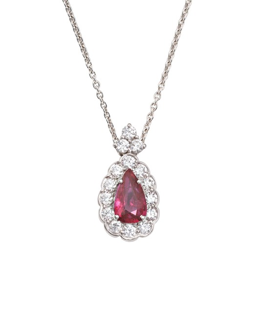 Necklace P1628 ruby dia