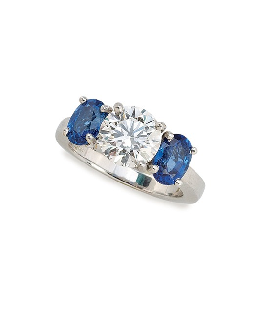 Diamond and Sapphire Ring