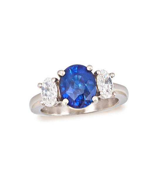 Sapphire and Diamond Ring