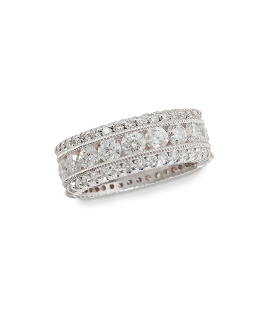 Rings R6134 wide diamond band