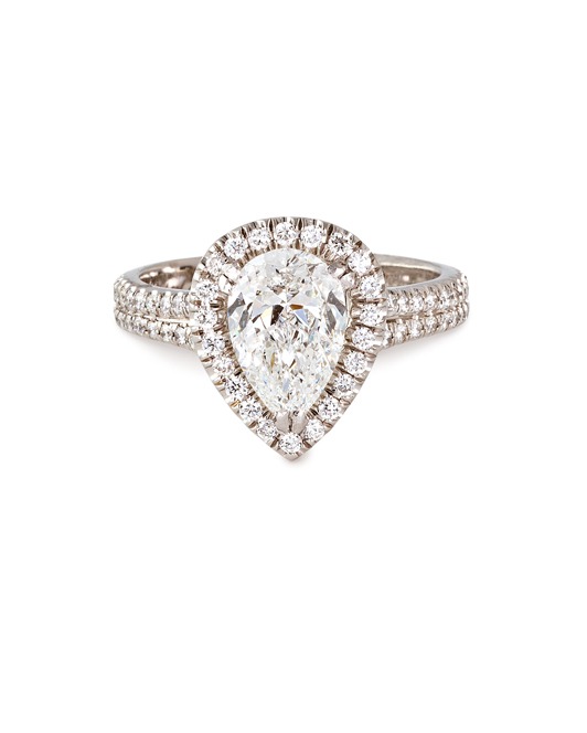 Rings R7778 pear diamond